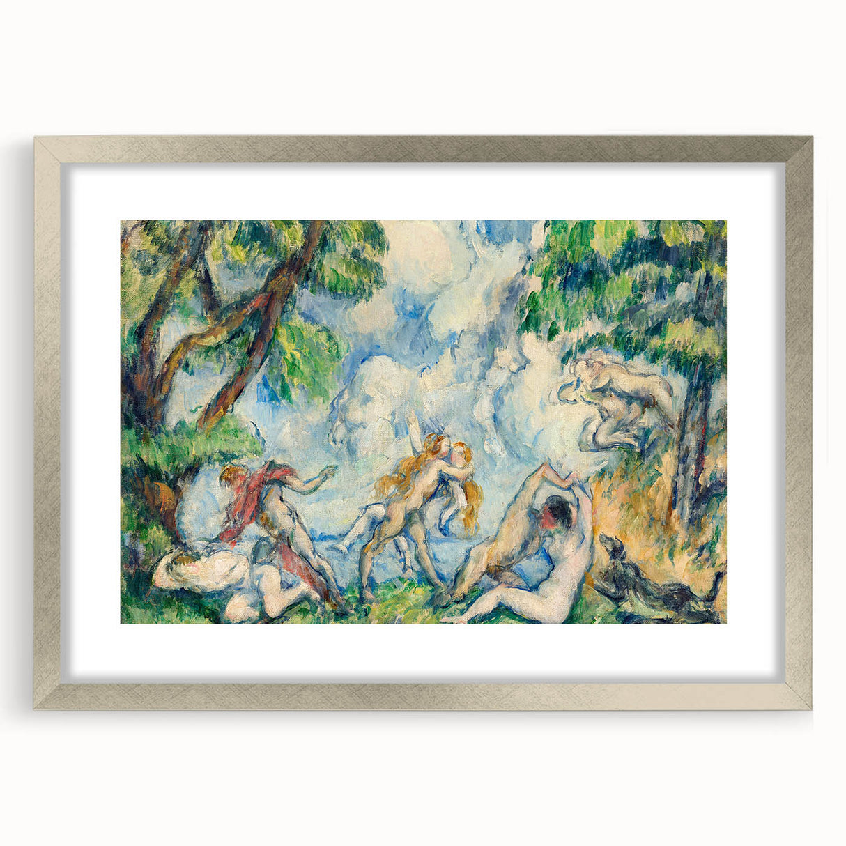Impressionism Wall Art – The Battle of Love by Paul Cézanne Print