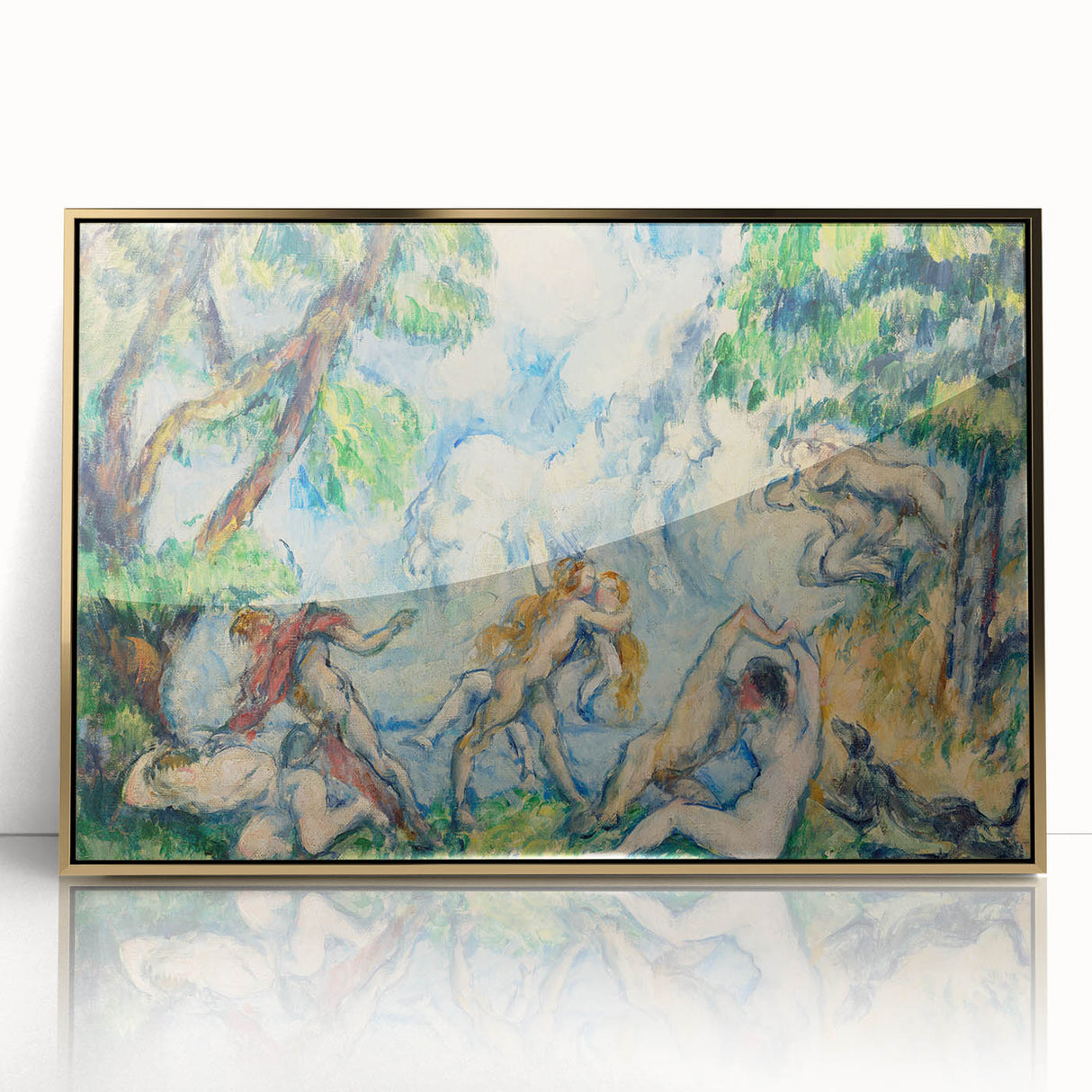 Impressionism Wall Art – The Battle of Love by Paul Cézanne Print