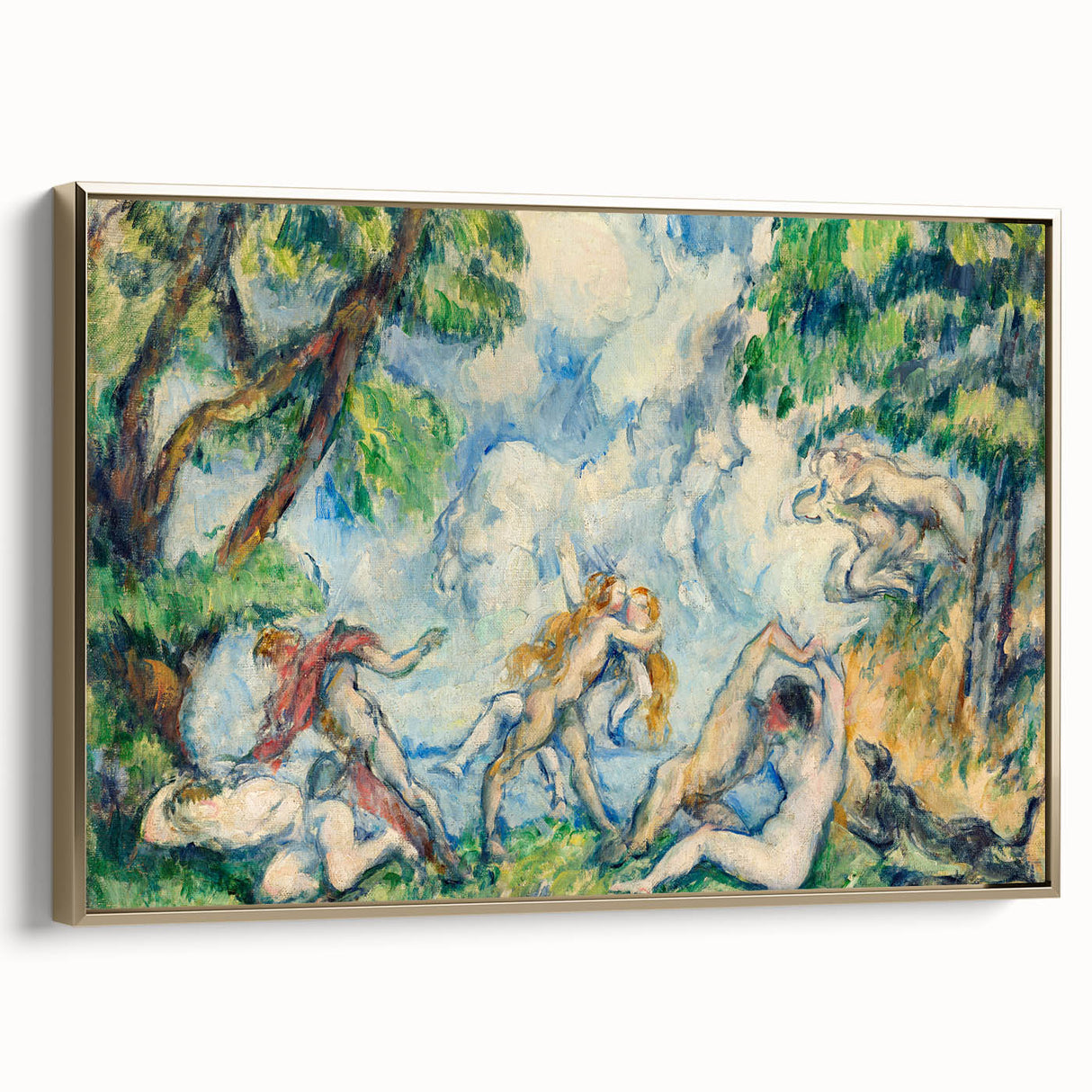 Impressionism Wall Art – The Battle of Love by Paul Cézanne Print