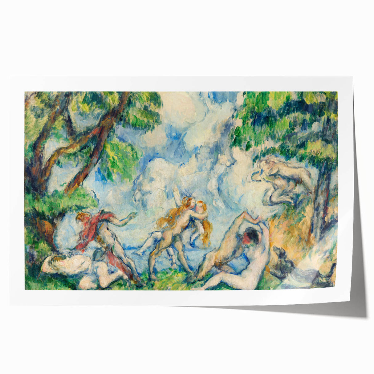 Impressionism Wall Art – The Battle of Love by Paul Cézanne Print