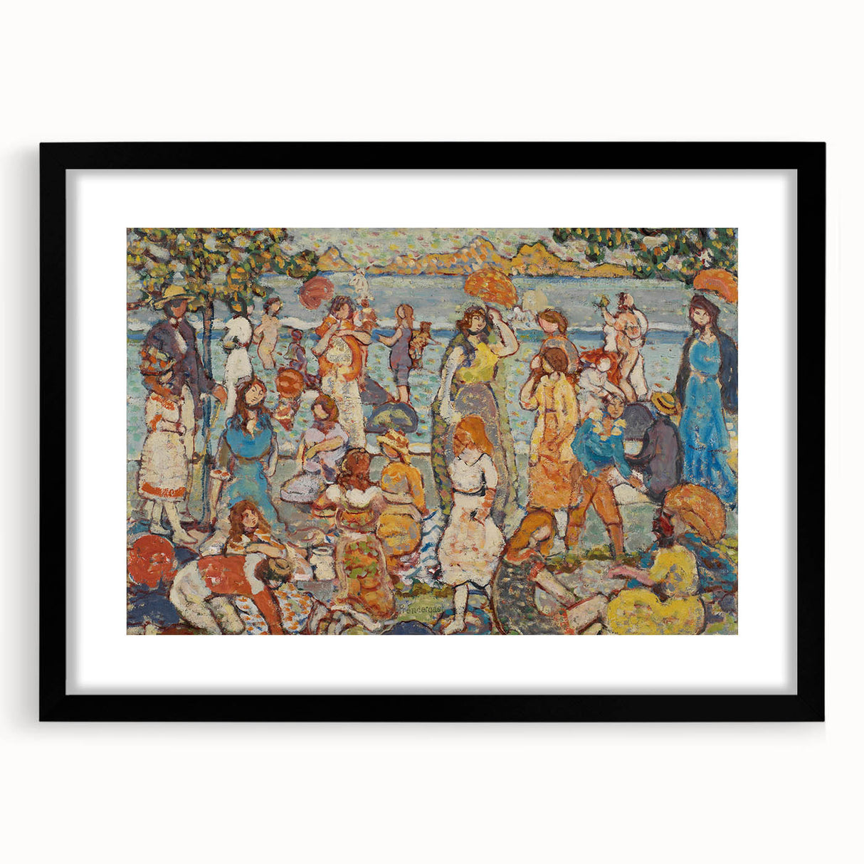 The Beach: Maurice Prendergast's Vibrant Post-Impressionist Art