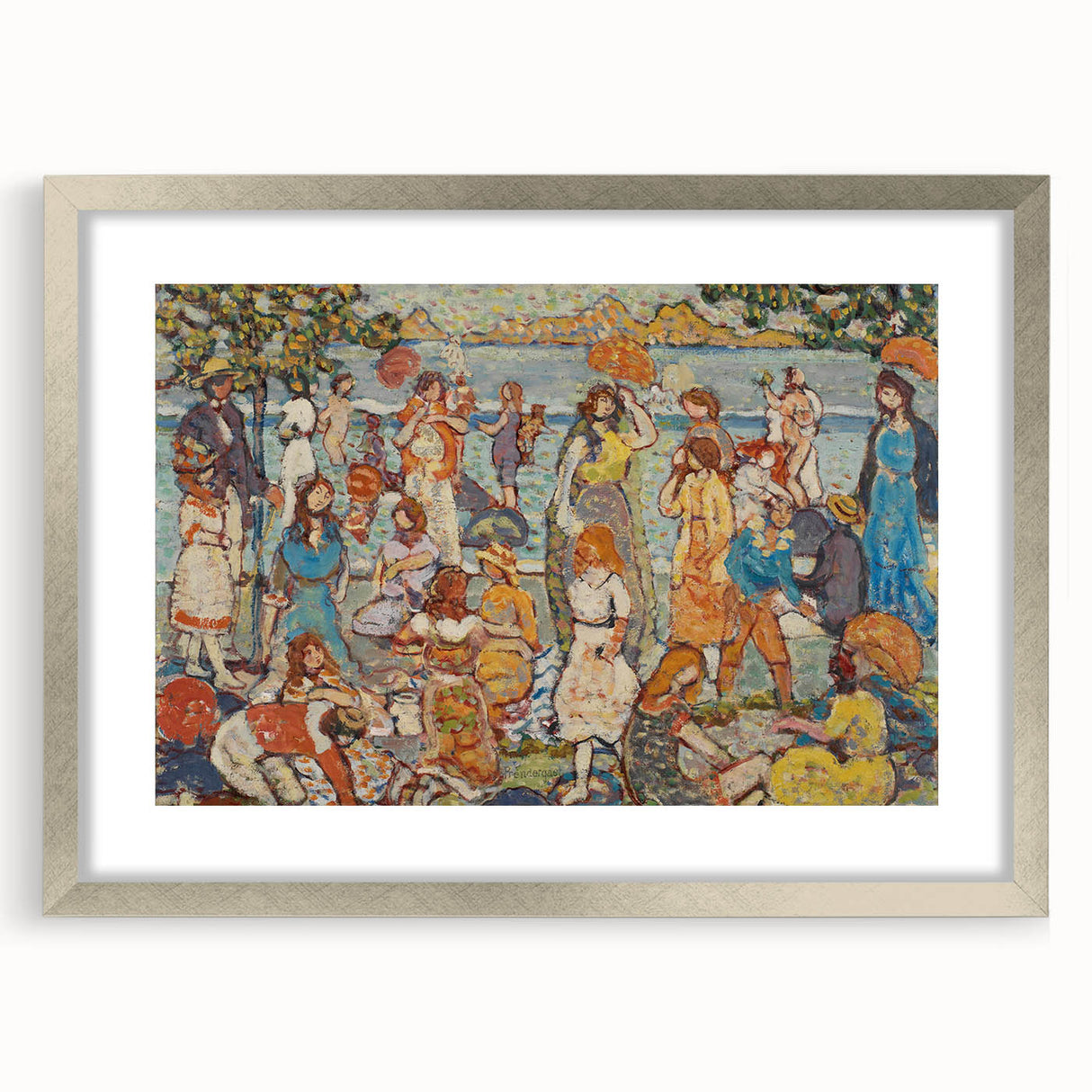 The Beach: Maurice Prendergast's Vibrant Post-Impressionist Art