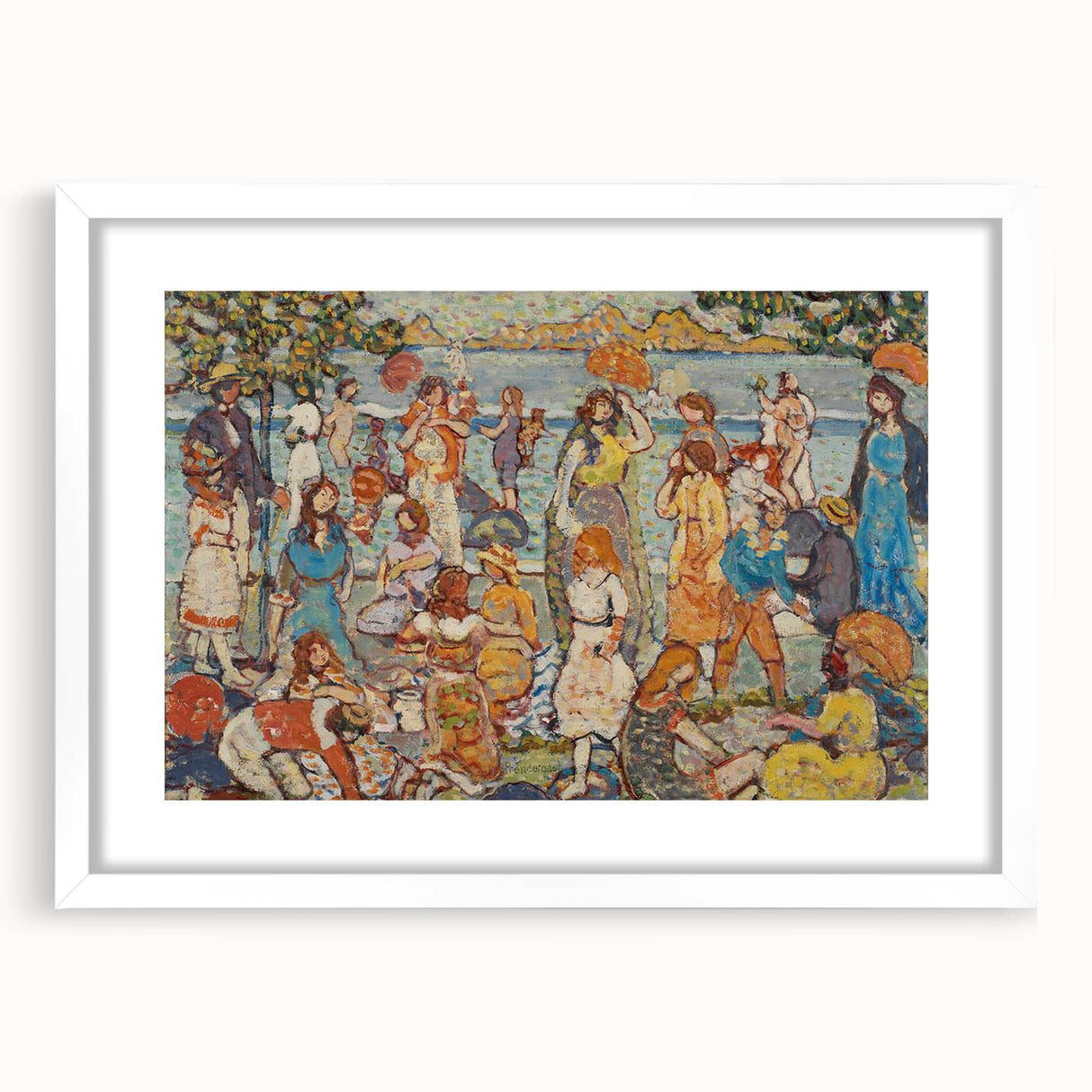 The Beach: Maurice Prendergast's Vibrant Post-Impressionist Art