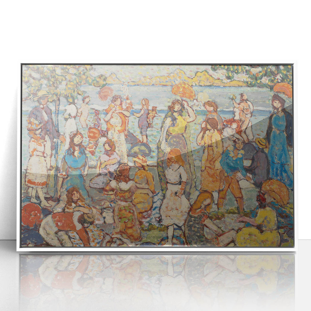 The Beach: Maurice Prendergast's Vibrant Post-Impressionist Art