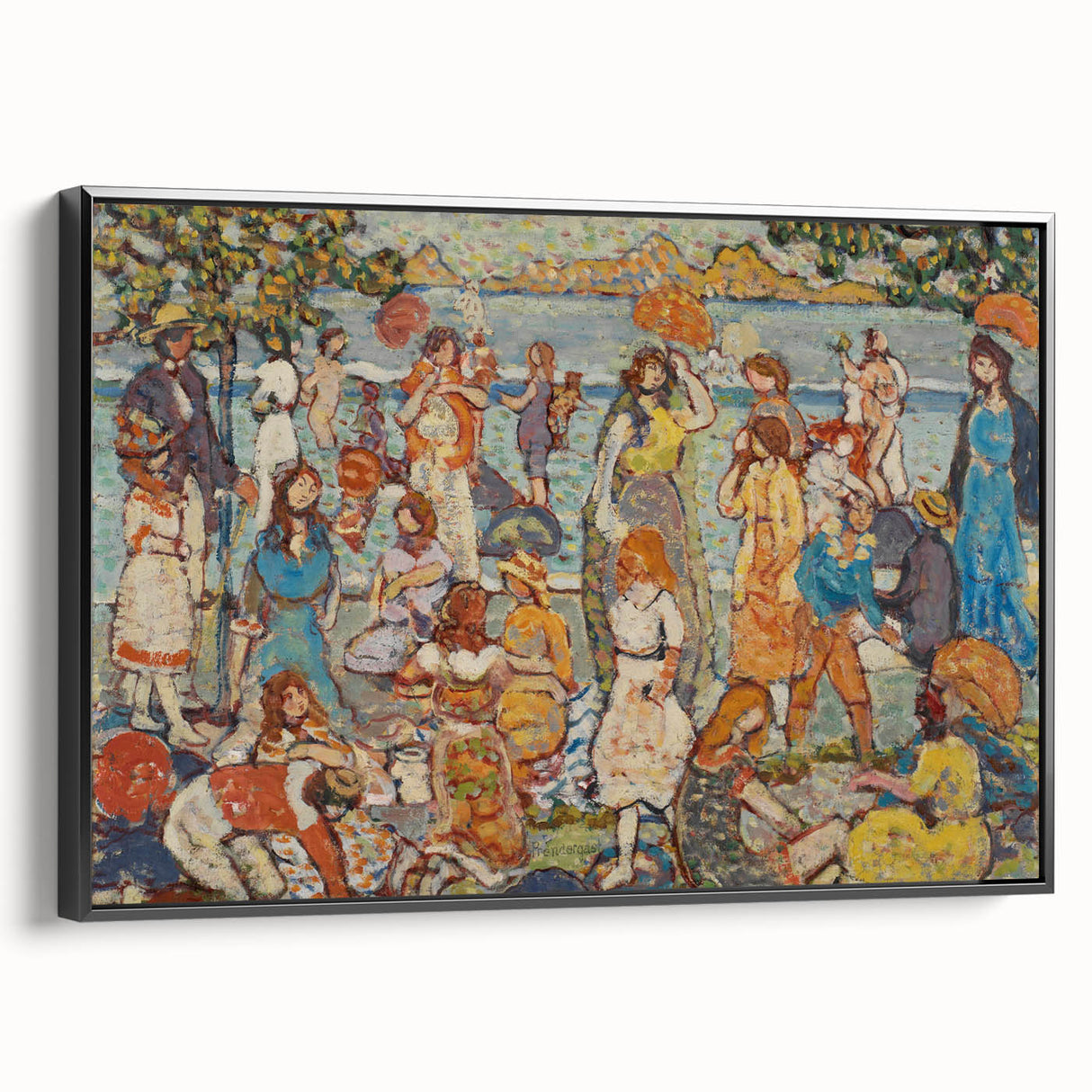 The Beach: Maurice Prendergast's Vibrant Post-Impressionist Art
