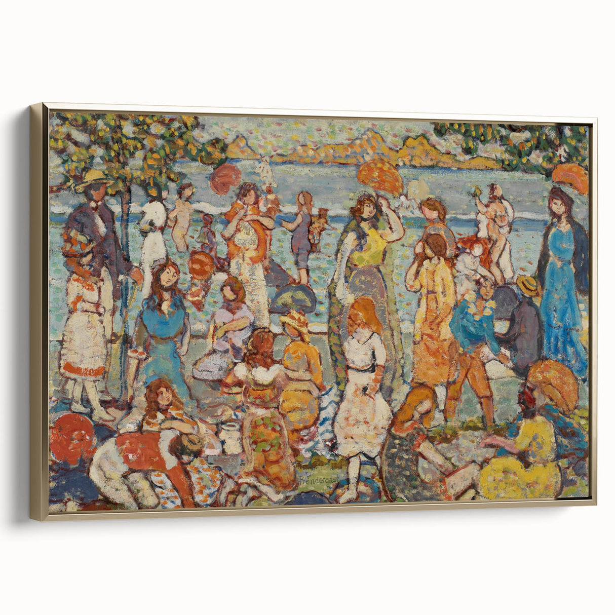The Beach: Maurice Prendergast's Vibrant Post-Impressionist Art