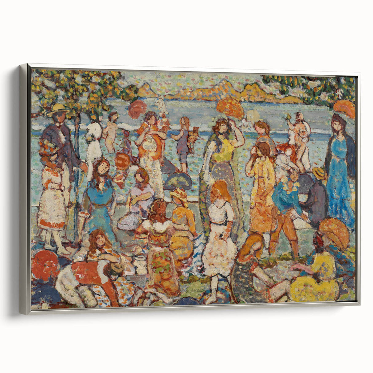 The Beach: Maurice Prendergast's Vibrant Post-Impressionist Art