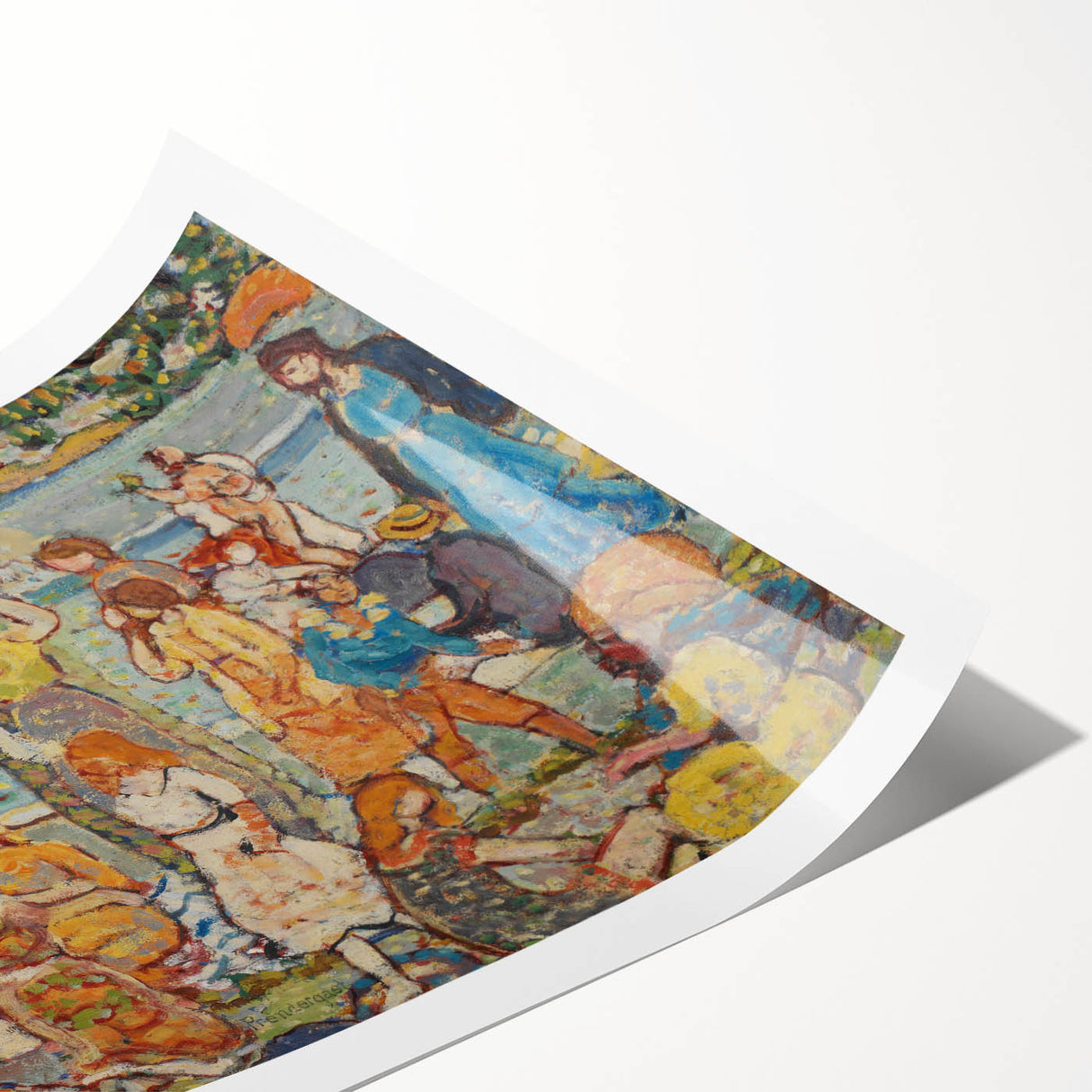 The Beach: Maurice Prendergast's Vibrant Post-Impressionist Art