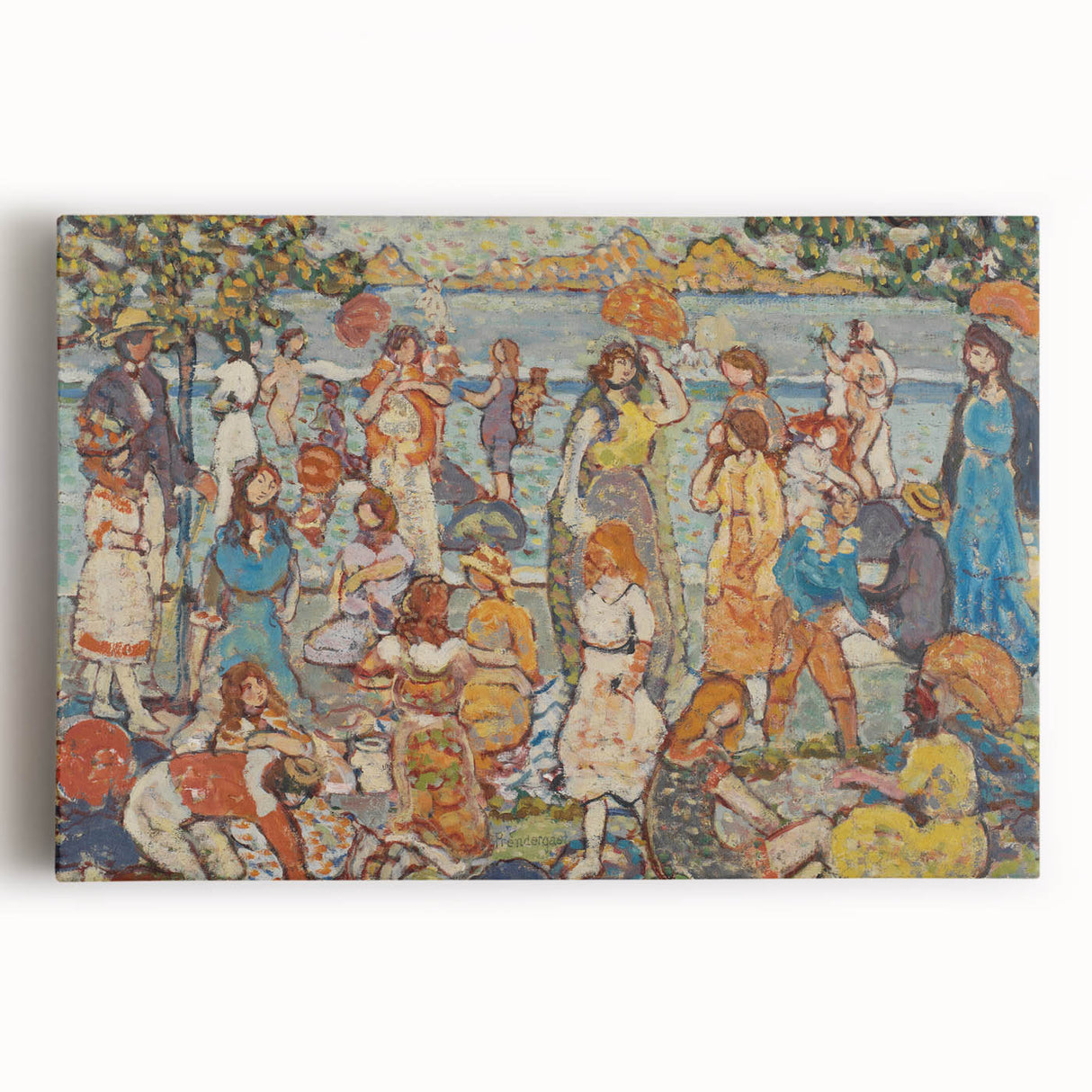 The Beach: Maurice Prendergast's Vibrant Post-Impressionist Art