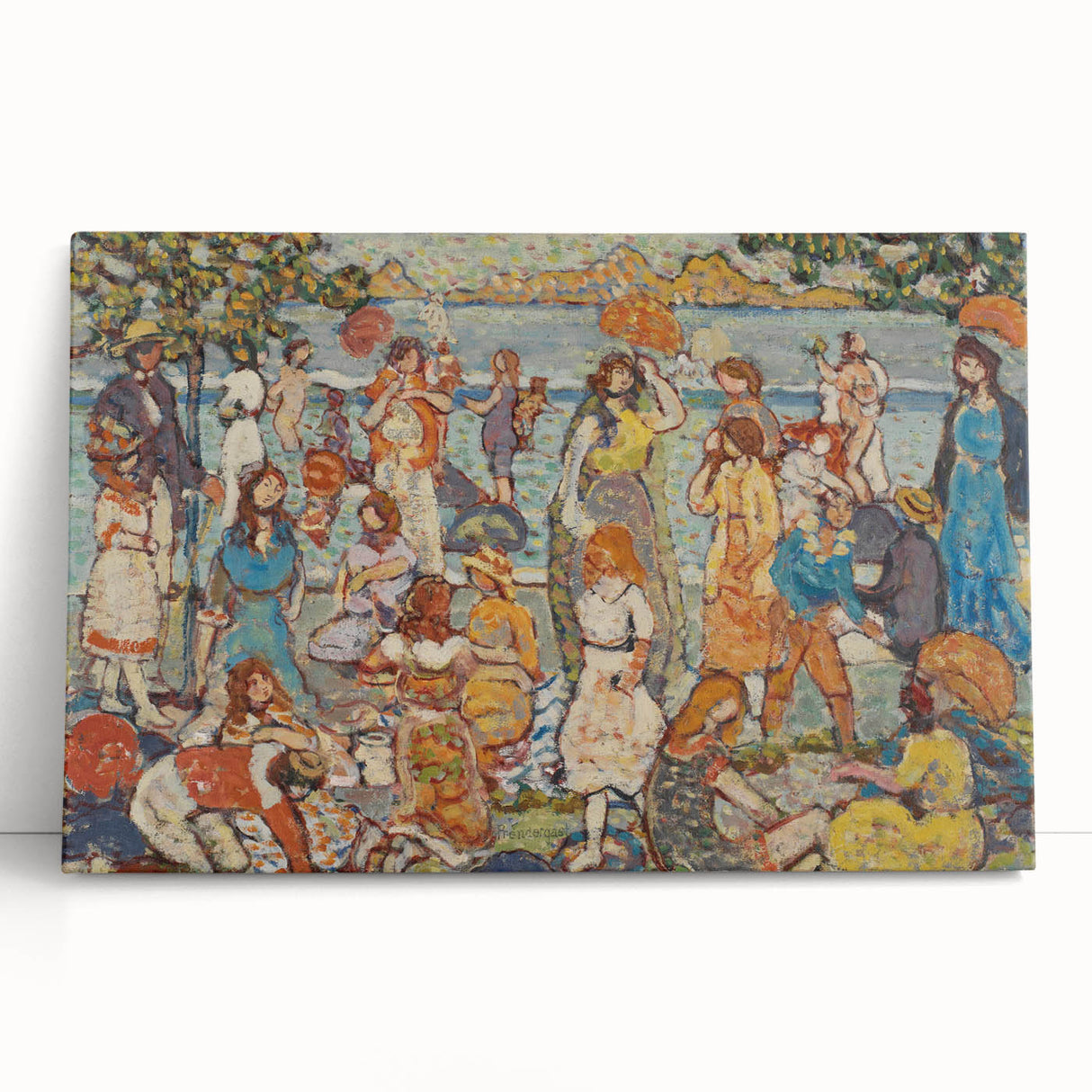 The Beach: Maurice Prendergast's Vibrant Post-Impressionist Art