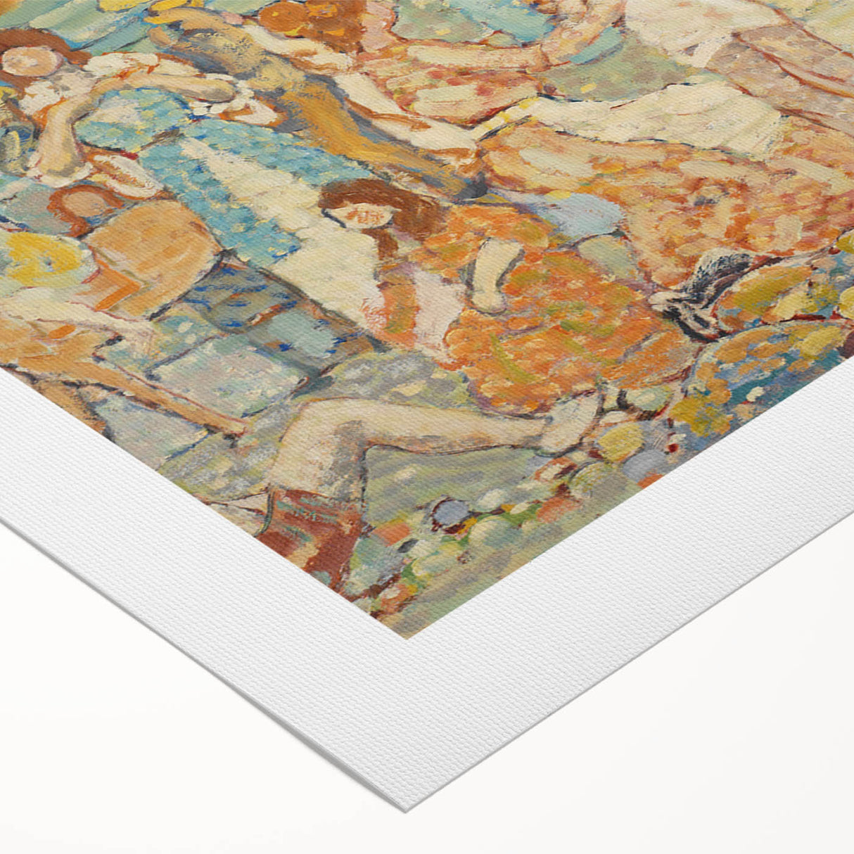 The Beach No. 3: Maurice Prendergast's Vibrant Post-Impressionist Art