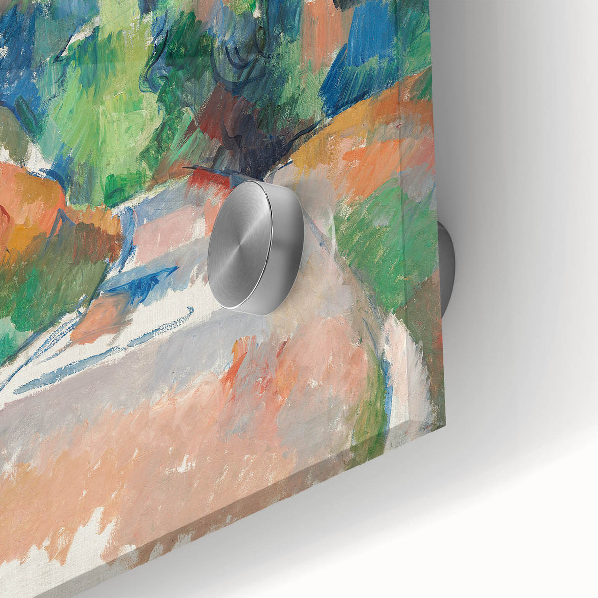 Impressionist Landscape Art - Cézanne's "The Bend in the Road" Print