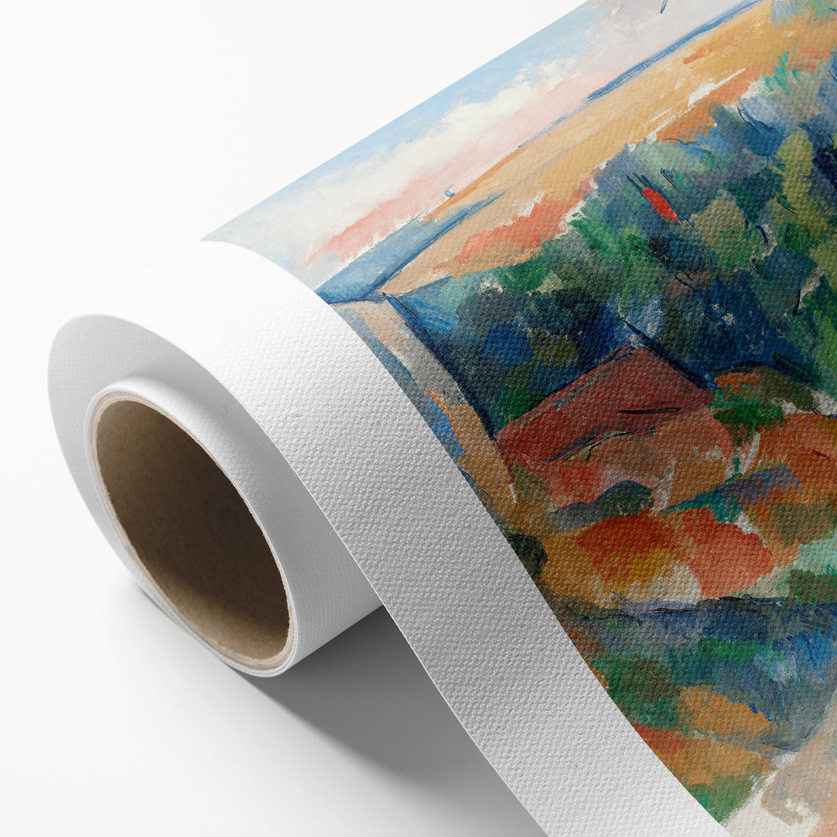 Impressionist Landscape Art - Cézanne's "The Bend in the Road" Print