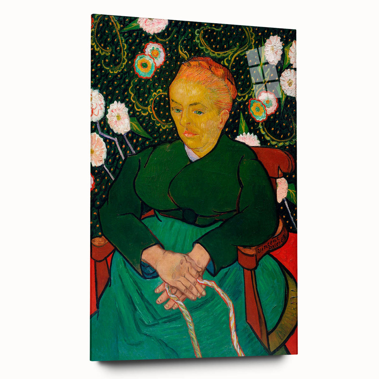 Impressionist Portrait Art - Van Gogh's "The Berceuse" Print