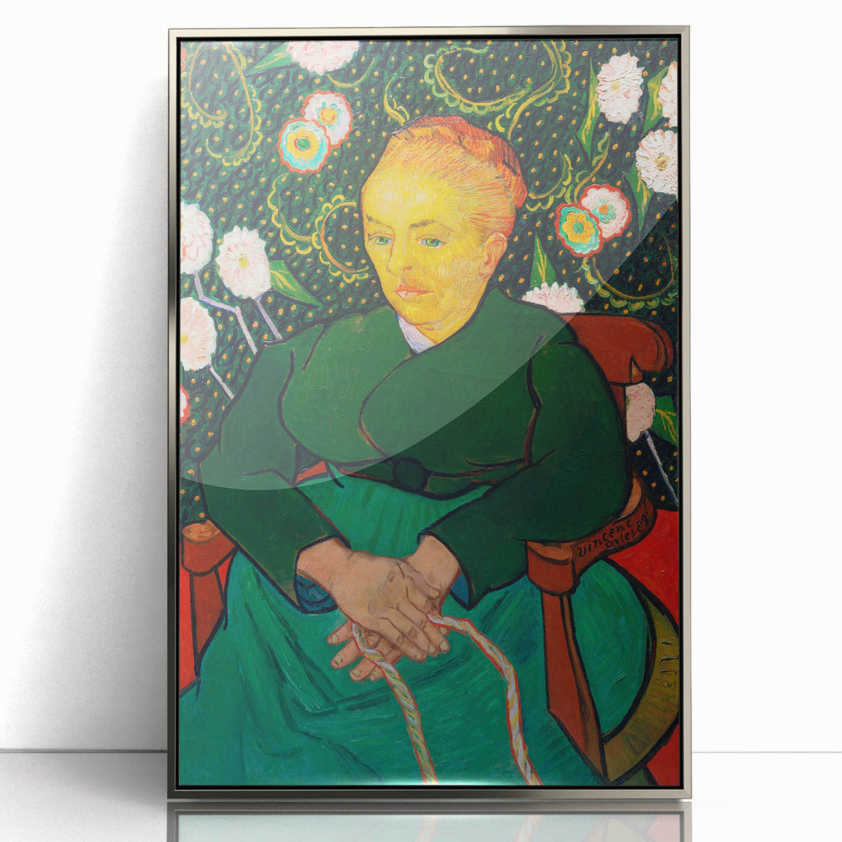 Impressionist Portrait Art - Van Gogh's "The Berceuse" Print
