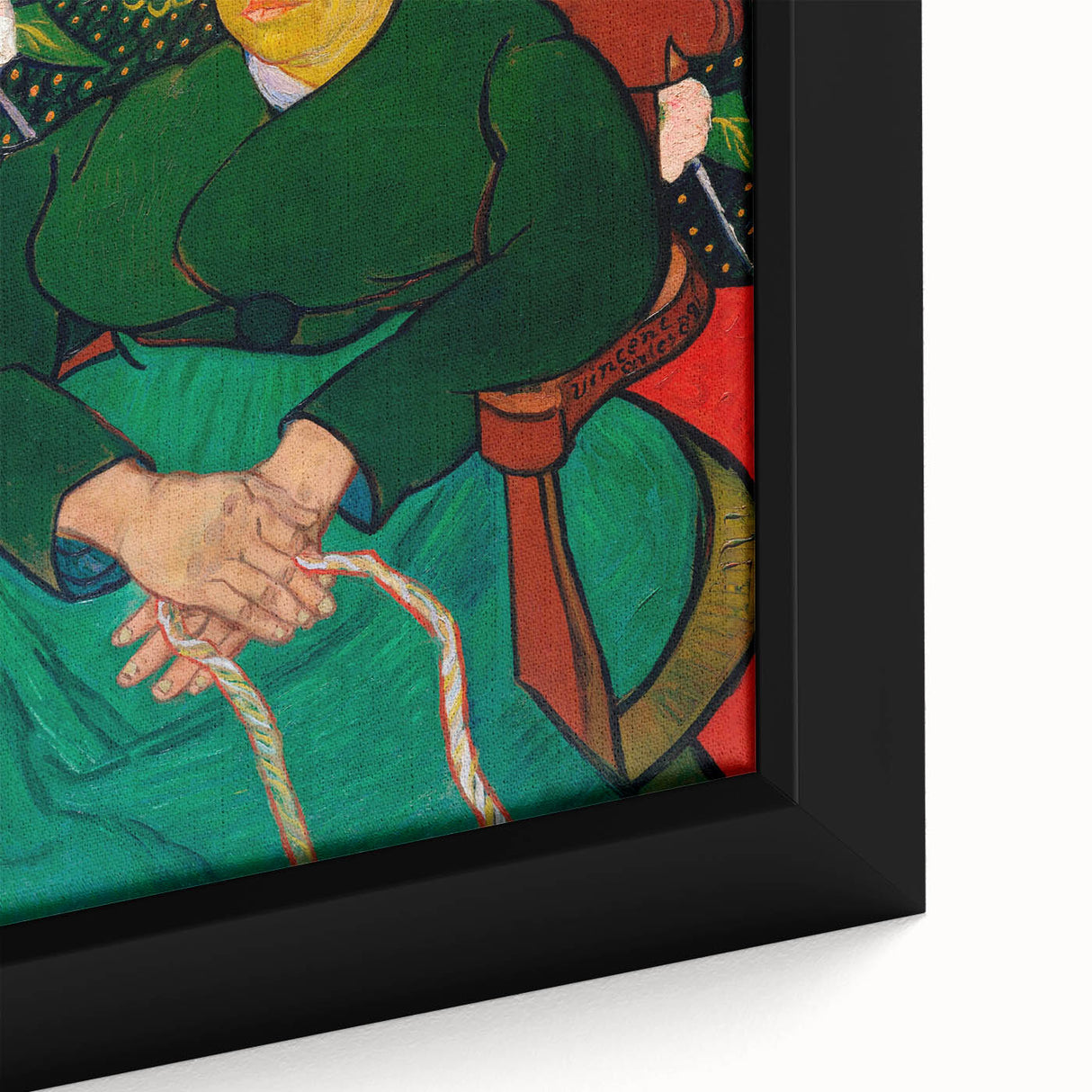 Impressionist Portrait Art - Van Gogh's "The Berceuse" Print