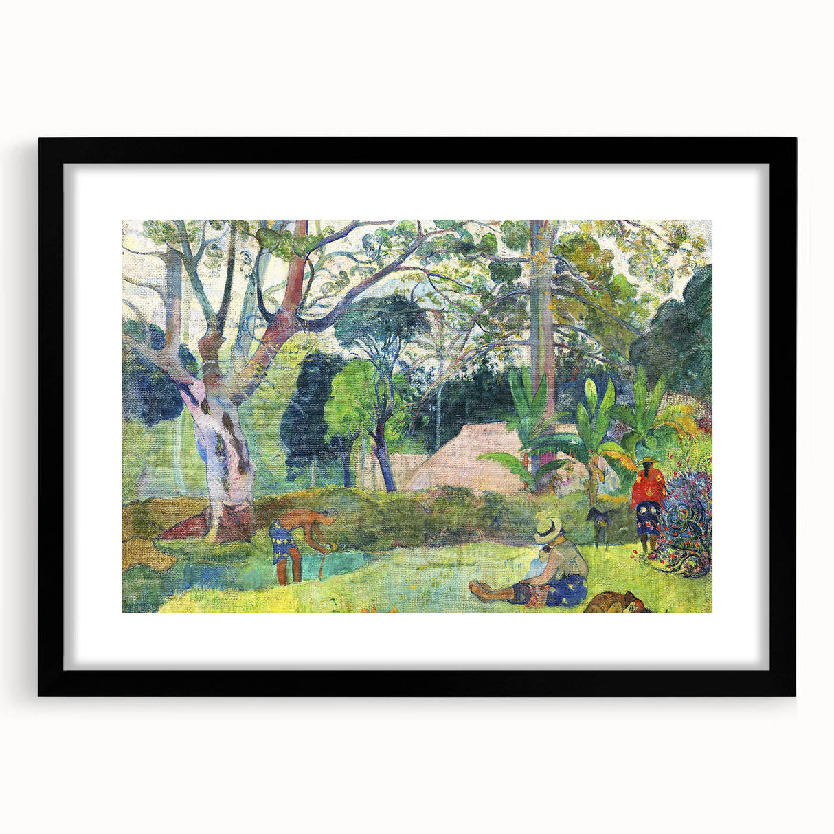 The Big Tree: Paul Gauguin's Vibrant Post-Impressionist Artwork