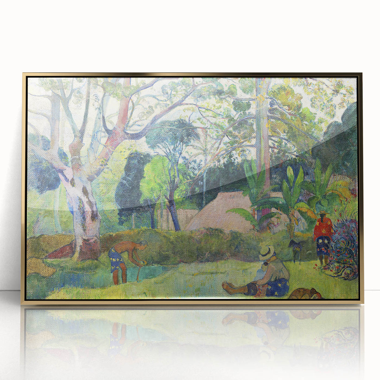 The Big Tree: Paul Gauguin's Vibrant Post-Impressionist Artwork