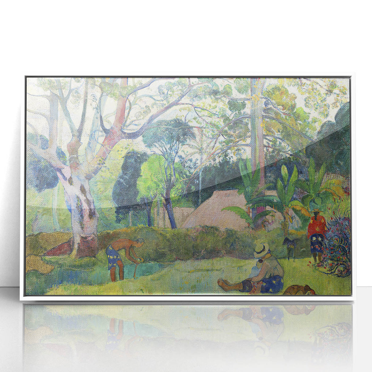 The Big Tree: Paul Gauguin's Vibrant Post-Impressionist Artwork