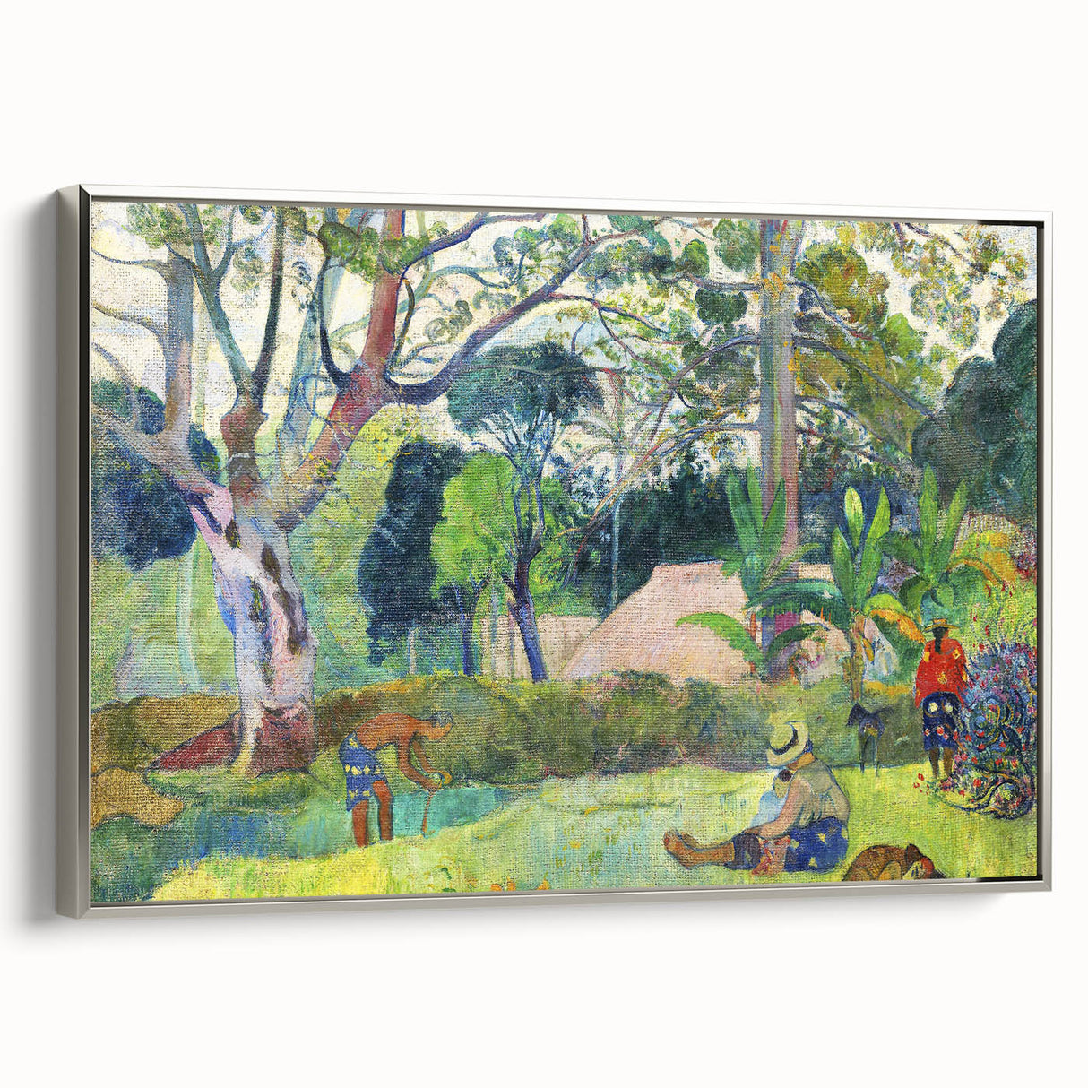 The Big Tree: Paul Gauguin's Vibrant Post-Impressionist Artwork