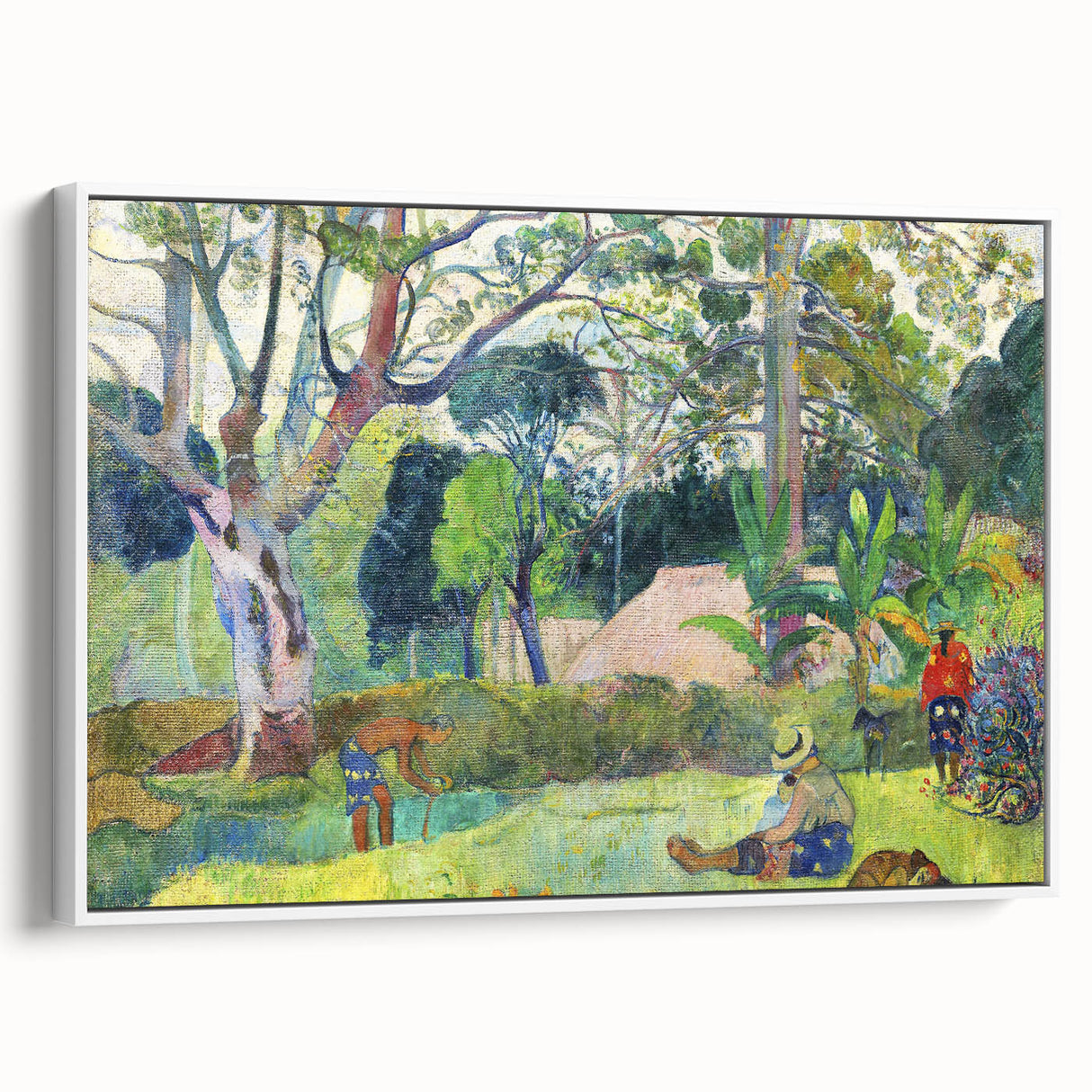 The Big Tree: Paul Gauguin's Vibrant Post-Impressionist Artwork