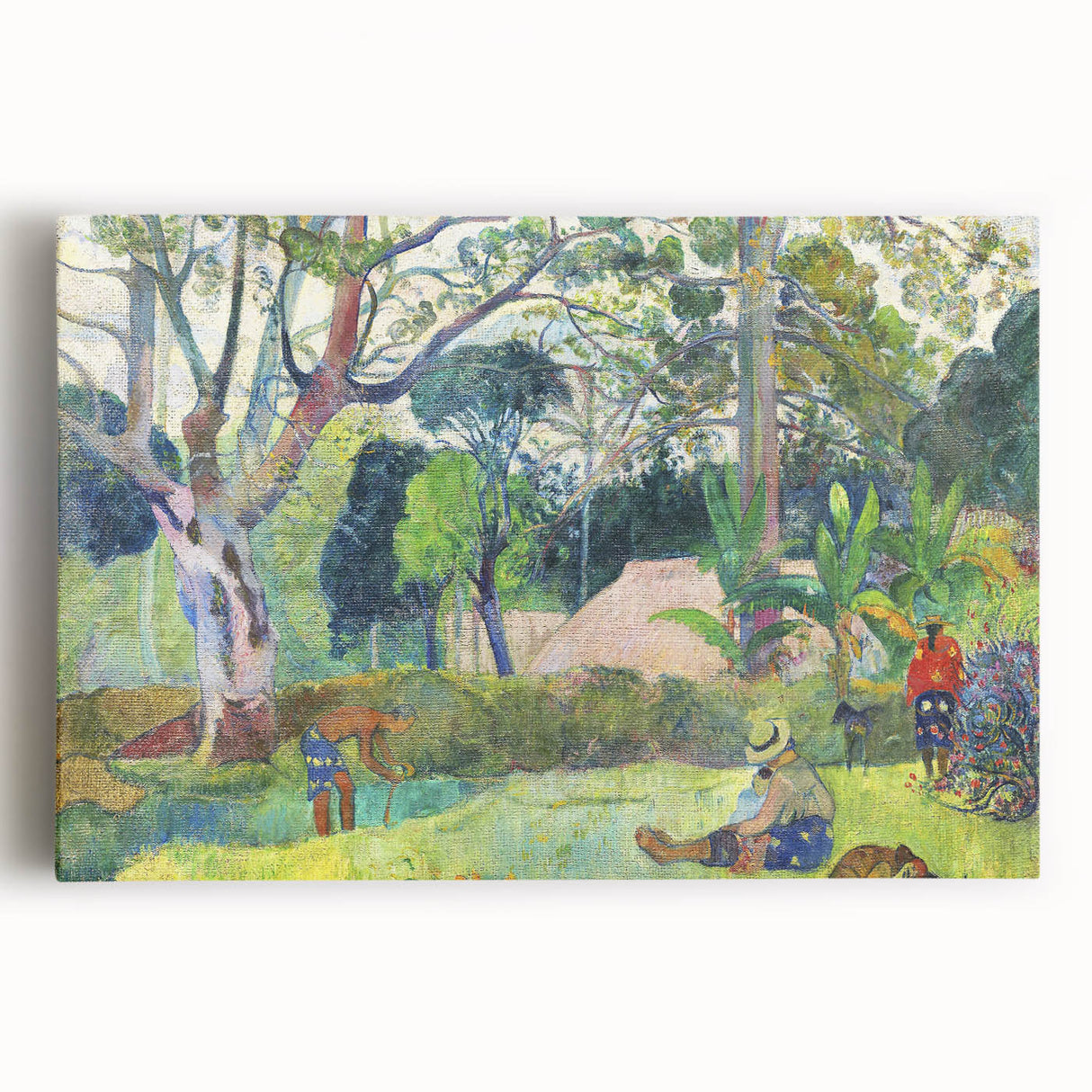 The Big Tree: Paul Gauguin's Vibrant Post-Impressionist Artwork