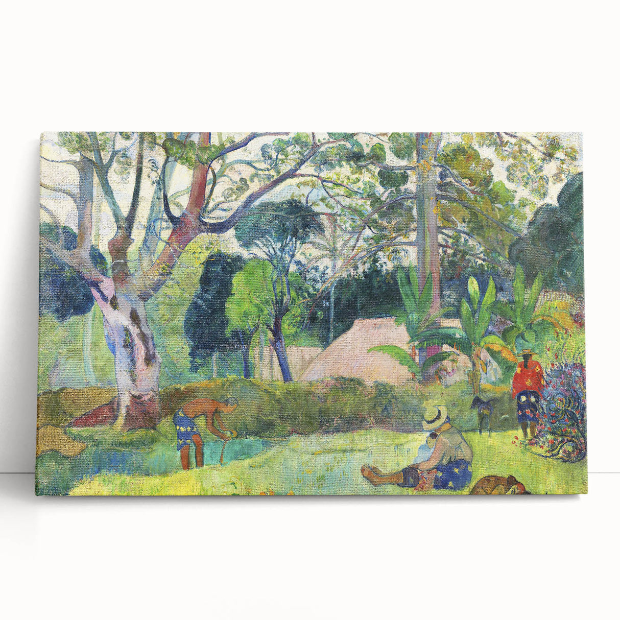 The Big Tree: Paul Gauguin's Vibrant Post-Impressionist Artwork