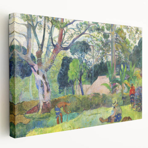 The Big Tree: Paul Gauguin's Vibrant Post-Impressionist Artwork