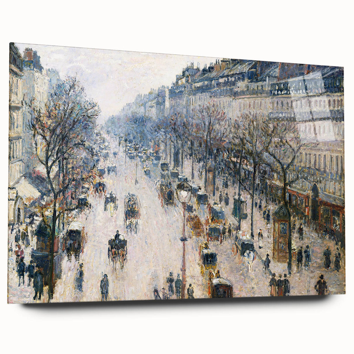 The Boulevard Montmartre: Pissarro's Impressionist Cityscape Art