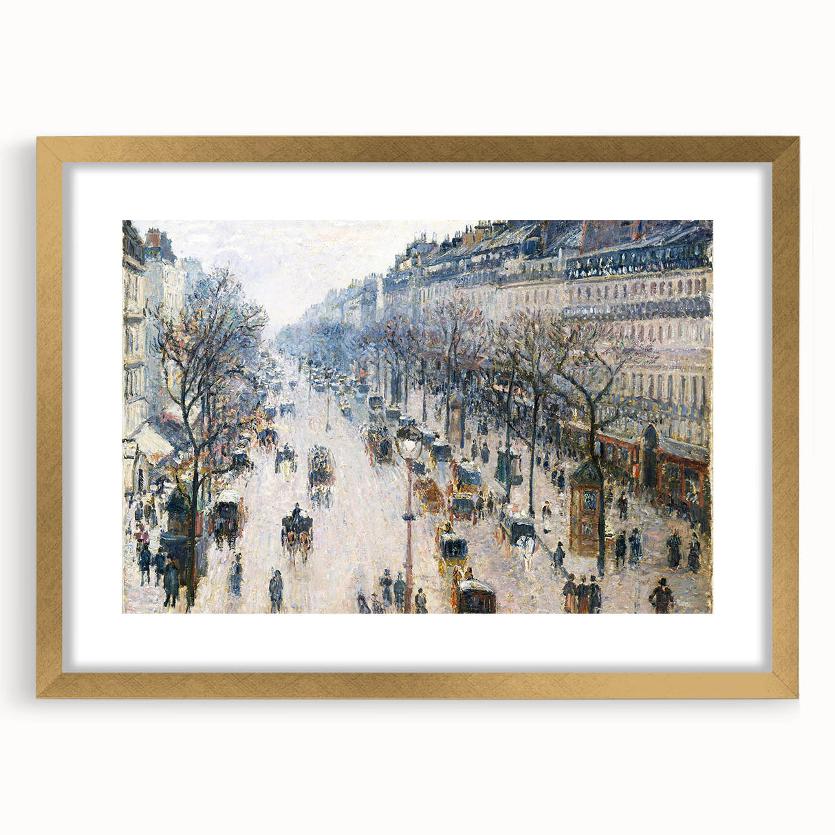 The Boulevard Montmartre: Pissarro's Impressionist Cityscape Art