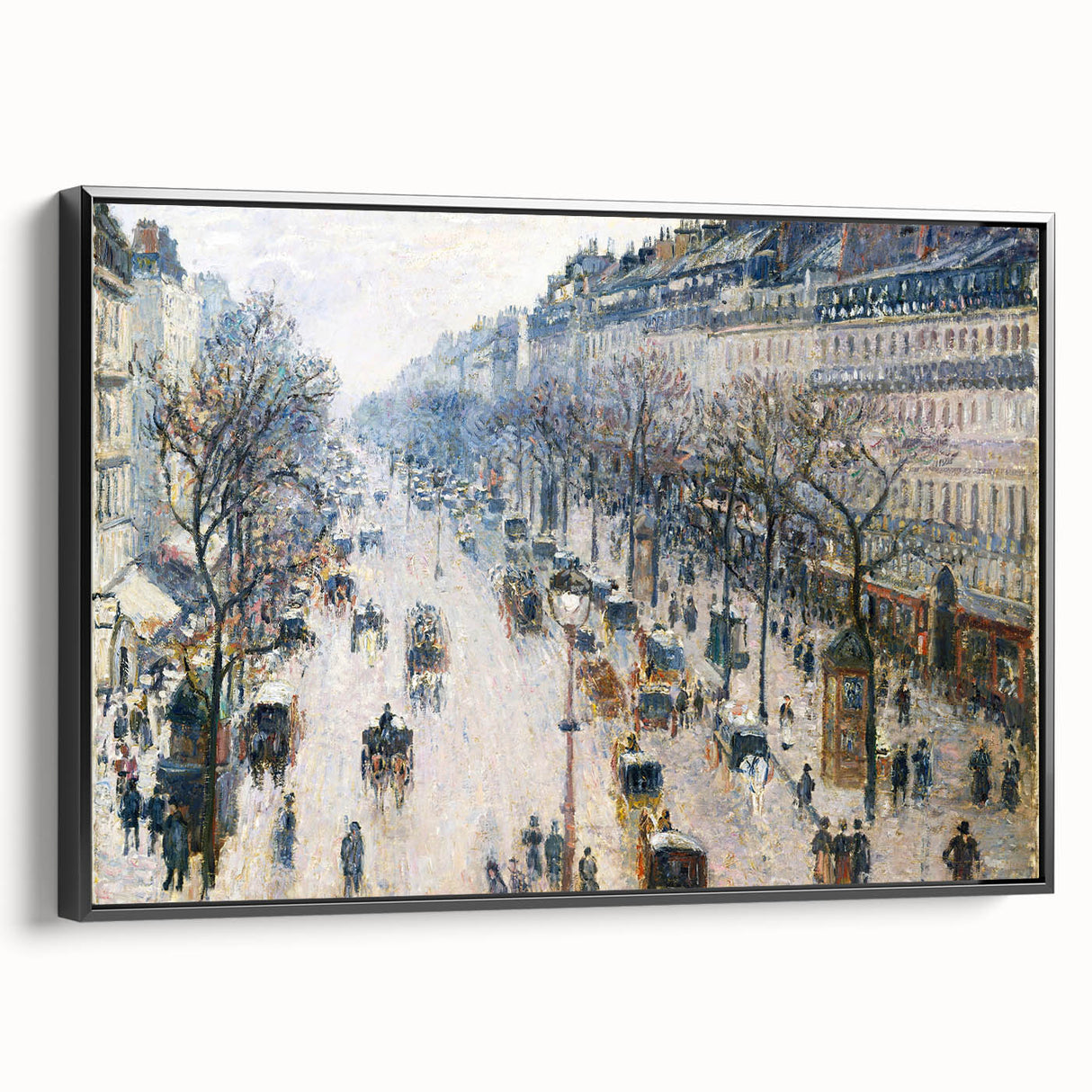 The Boulevard Montmartre: Pissarro's Impressionist Cityscape Art