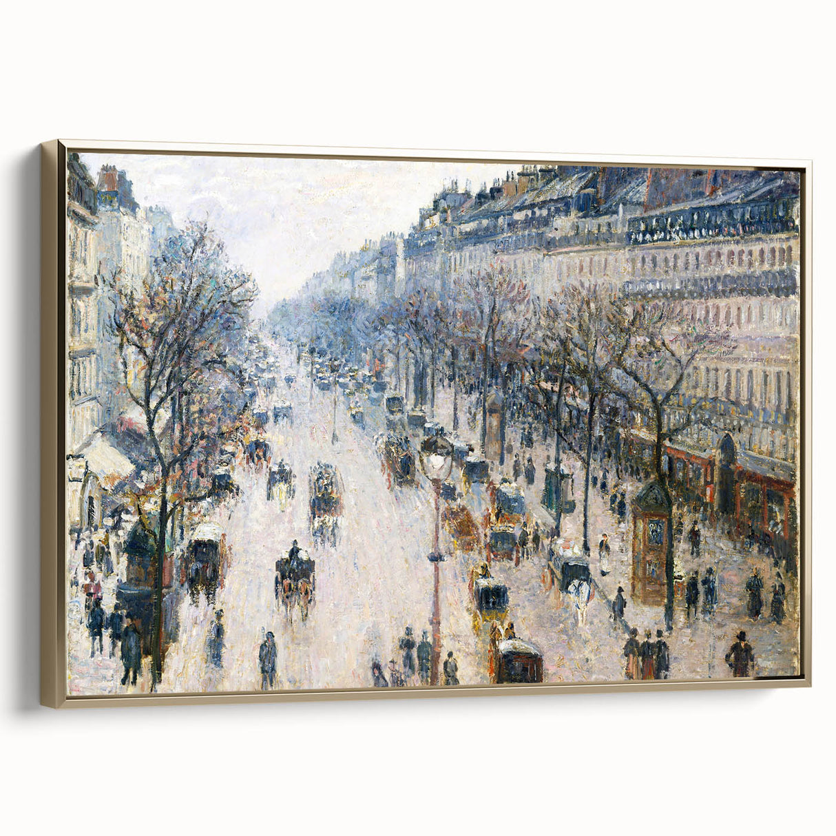 The Boulevard Montmartre: Pissarro's Impressionist Cityscape Art