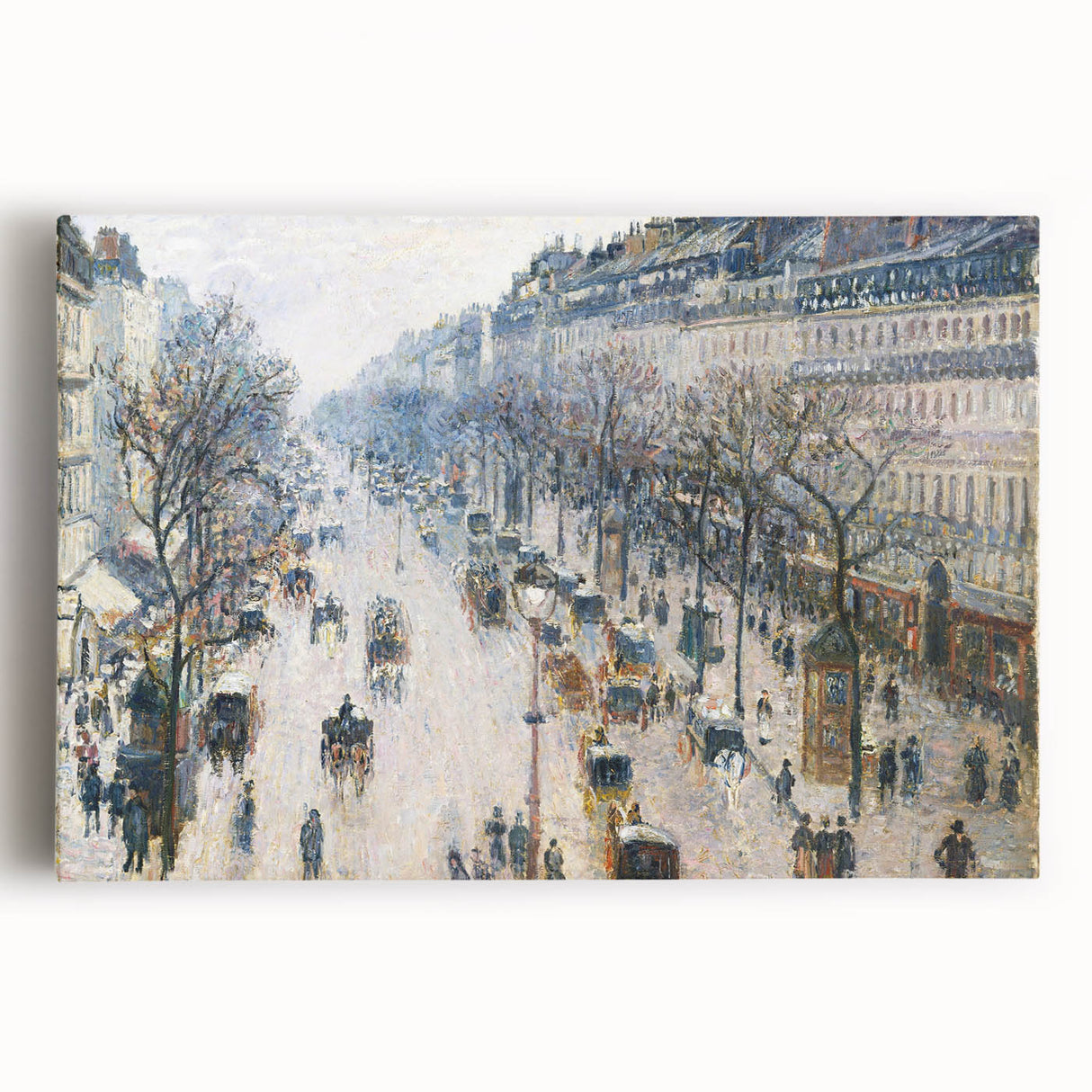 The Boulevard Montmartre: Pissarro's Impressionist Cityscape Art