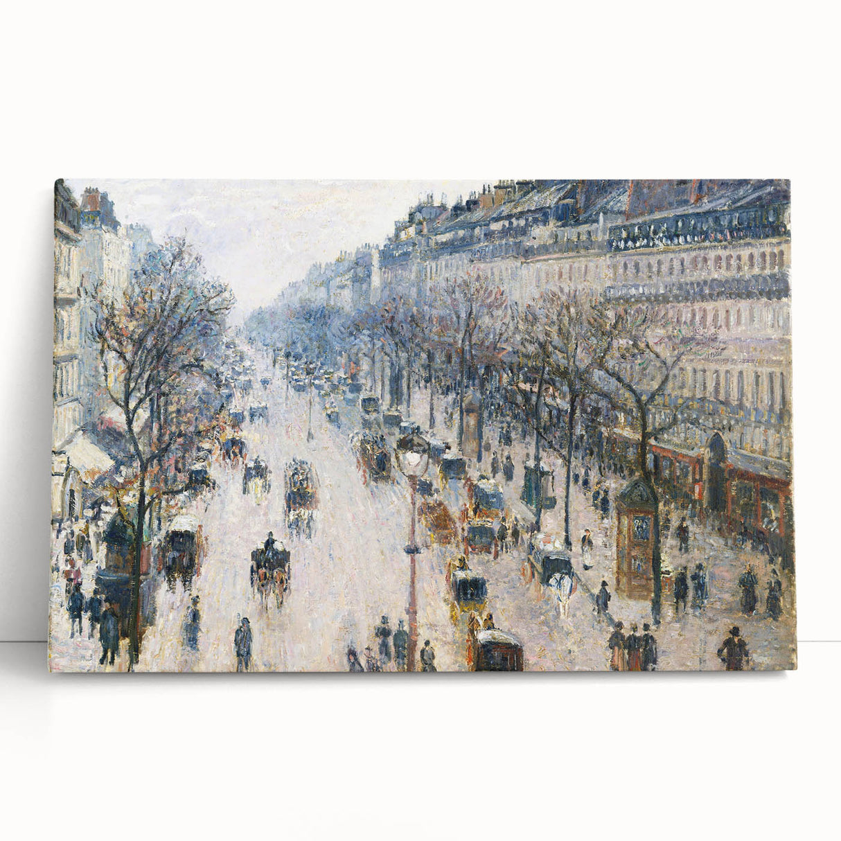 The Boulevard Montmartre: Pissarro's Impressionist Cityscape Art