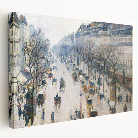The Boulevard Montmartre: Pissarro's Impressionist Cityscape Art