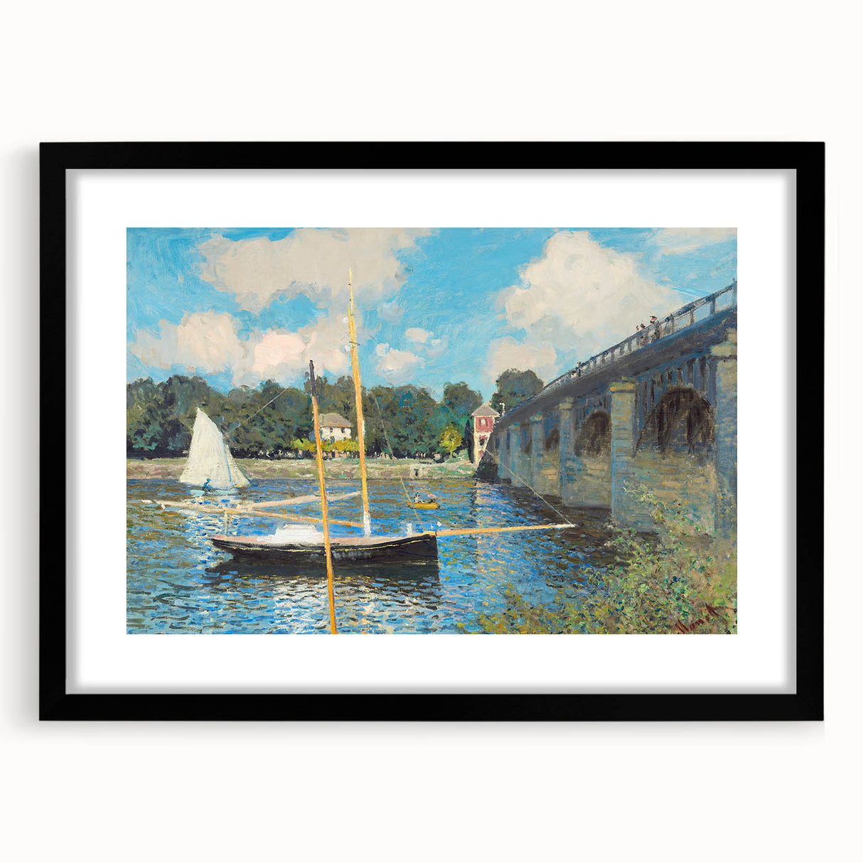 The Bridge at Argenteuil: Monet's Iconic Impressionist River Scene