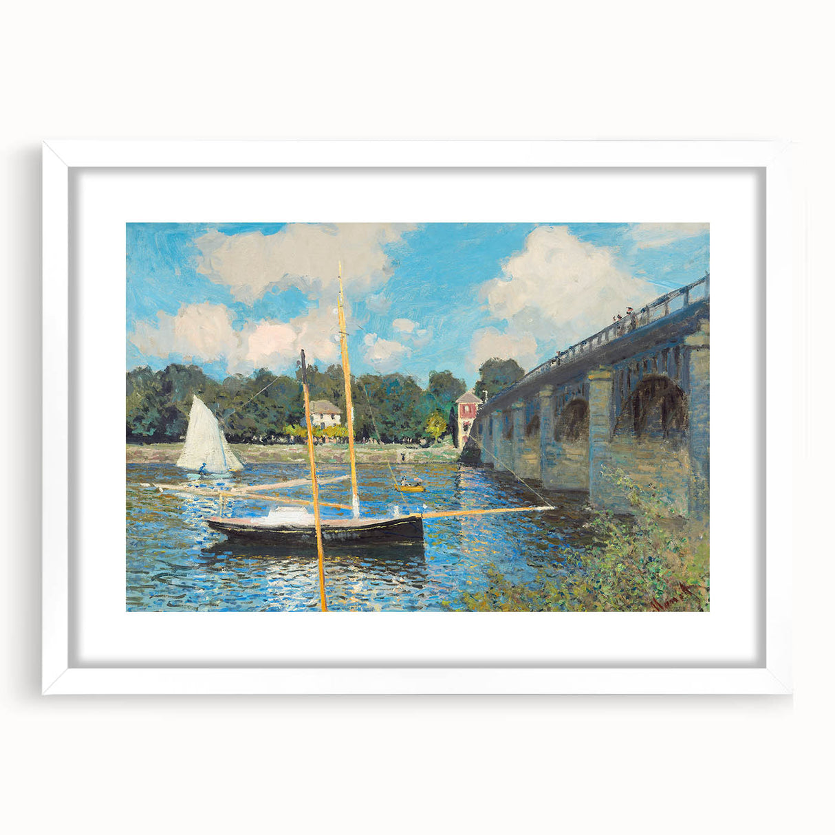 The Bridge at Argenteuil: Monet's Iconic Impressionist River Scene