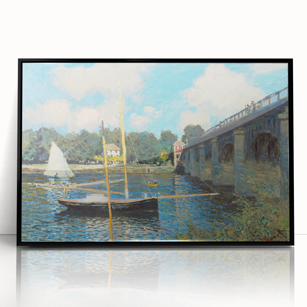 The Bridge at Argenteuil: Monet's Iconic Impressionist River Scene
