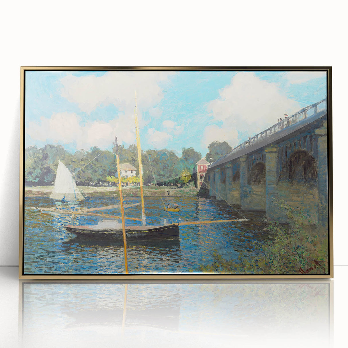 The Bridge at Argenteuil: Monet's Iconic Impressionist River Scene