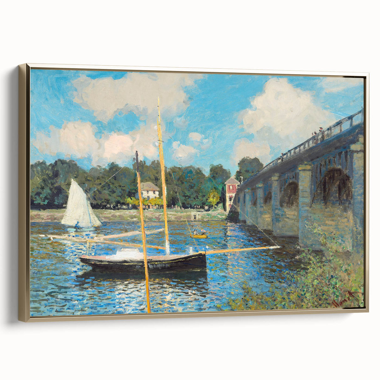 The Bridge at Argenteuil: Monet's Iconic Impressionist River Scene