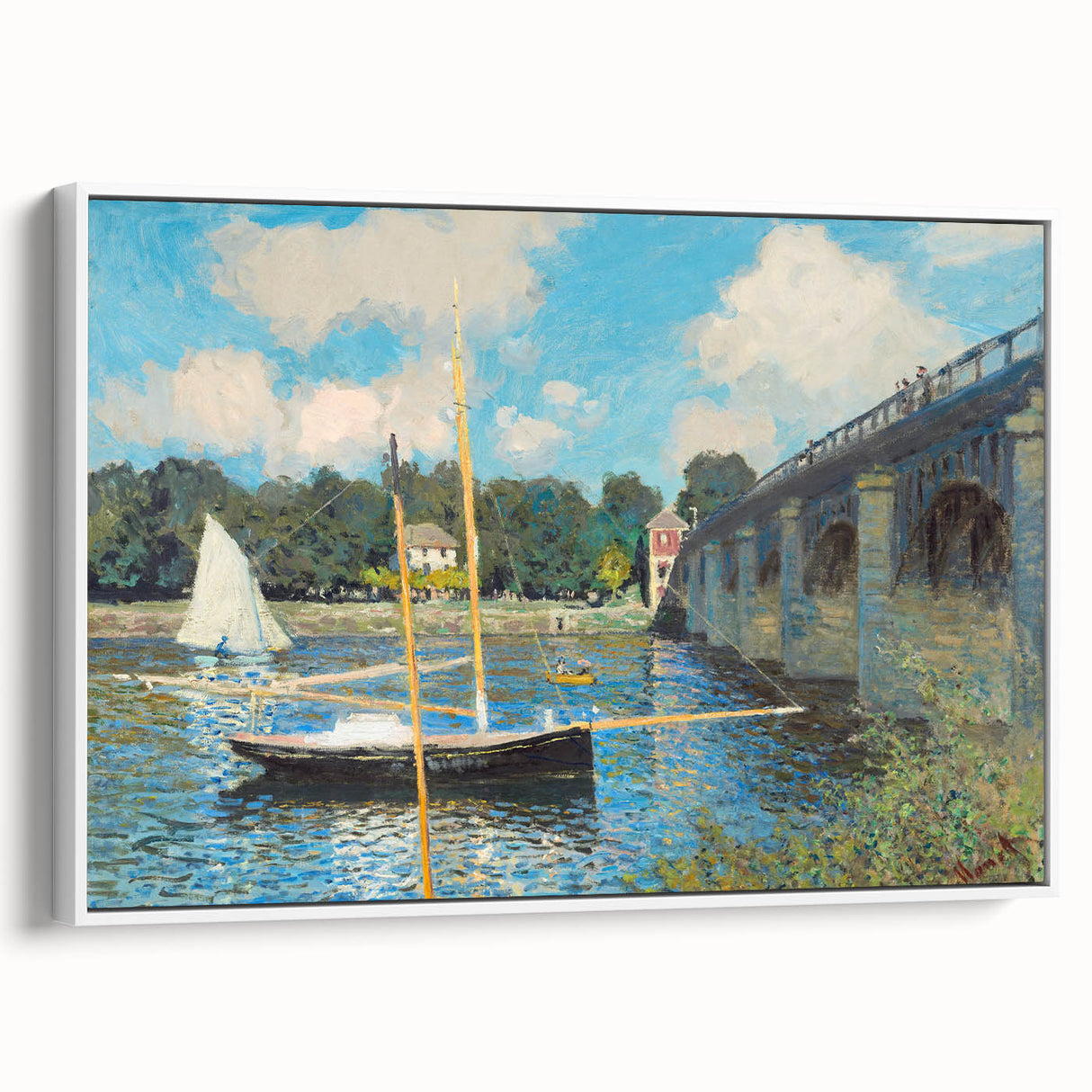The Bridge at Argenteuil: Monet's Iconic Impressionist River Scene