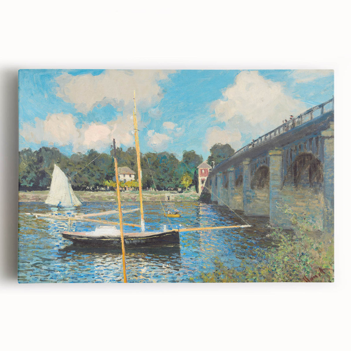 The Bridge at Argenteuil: Monet's Iconic Impressionist River Scene