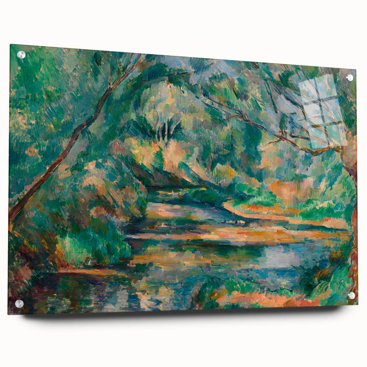The Brook: Paul Cézanne's Impressionist Landscape Wall Art