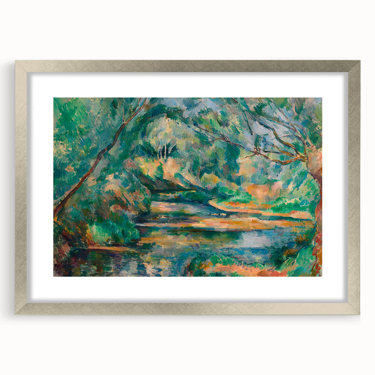 The Brook: Paul Cézanne's Impressionist Landscape Wall Art
