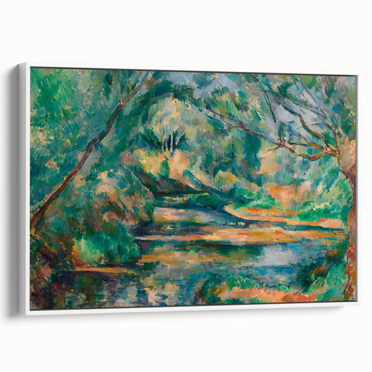 The Brook: Paul Cézanne's Impressionist Landscape Wall Art