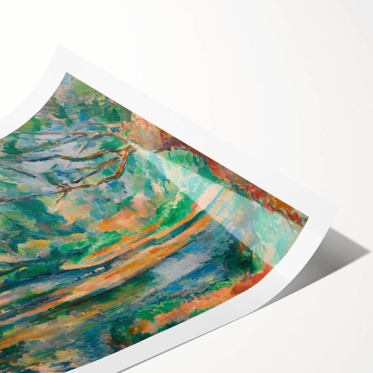 The Brook: Paul Cézanne's Impressionist Landscape Wall Art