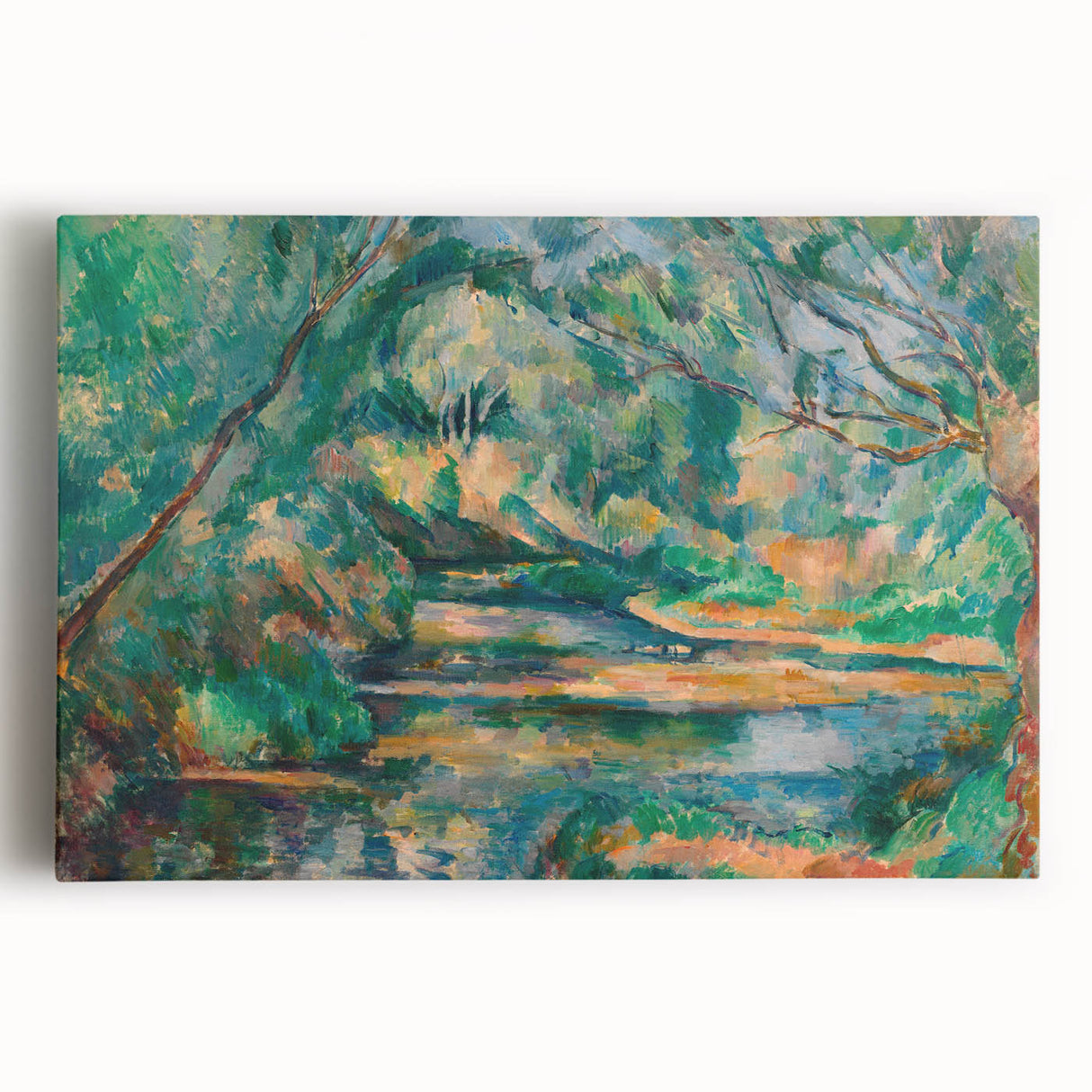 The Brook: Paul Cézanne's Impressionist Landscape Wall Art