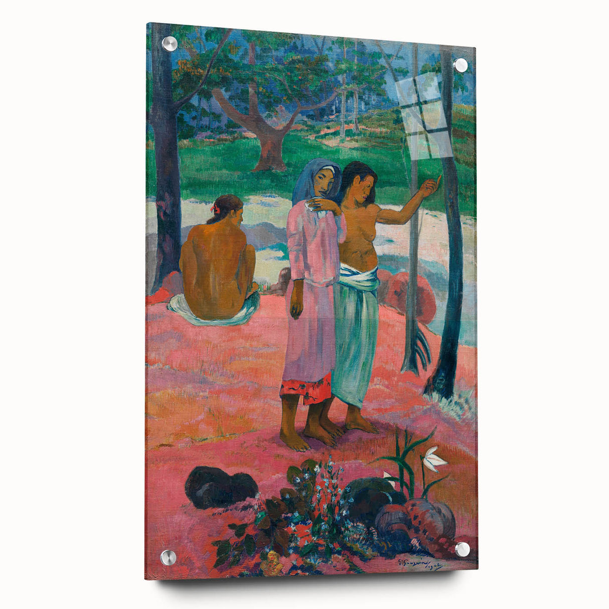 Impressionist Art Print - Gauguin's "The Call" Tropical Scene