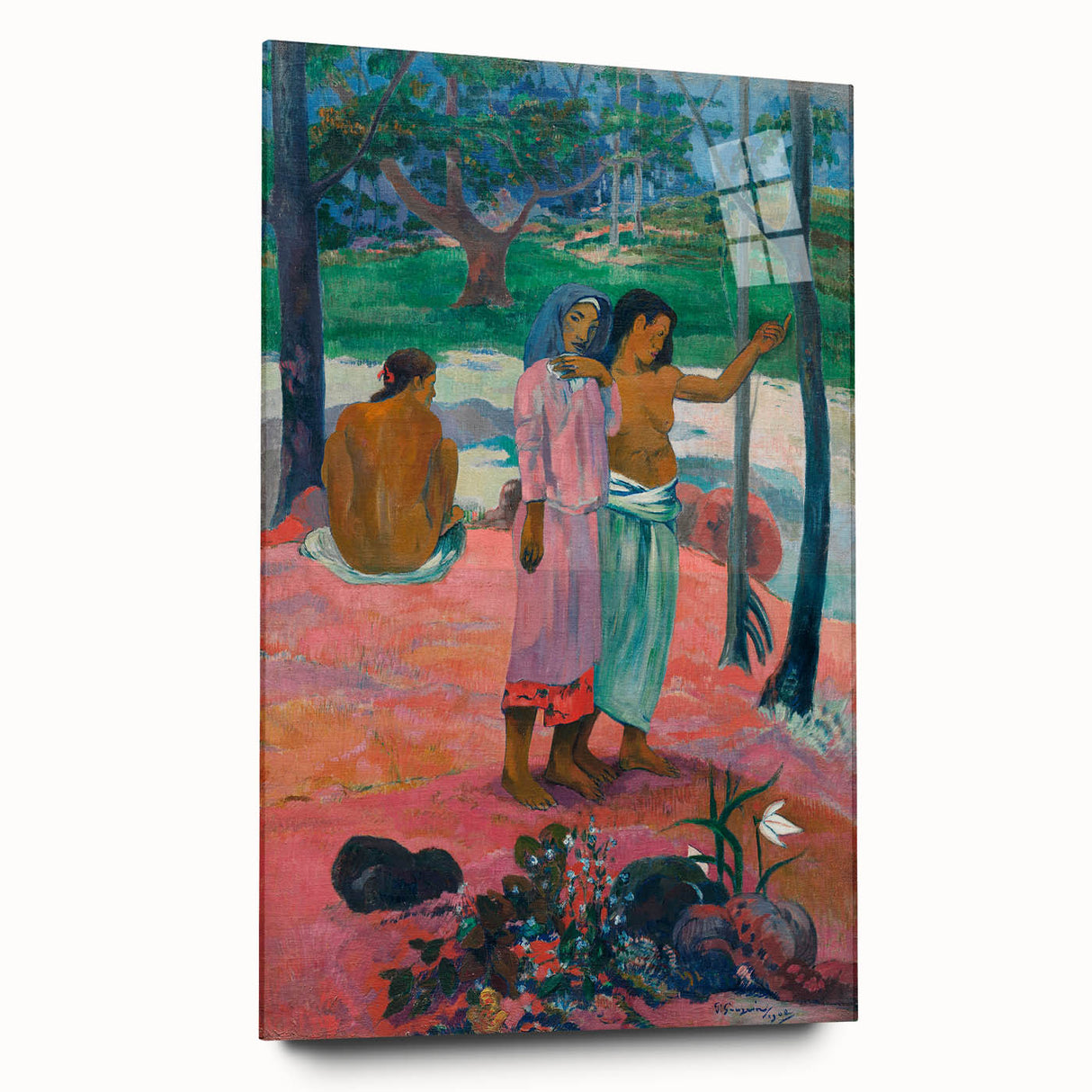 Impressionist Art Print - Gauguin's "The Call" Tropical Scene