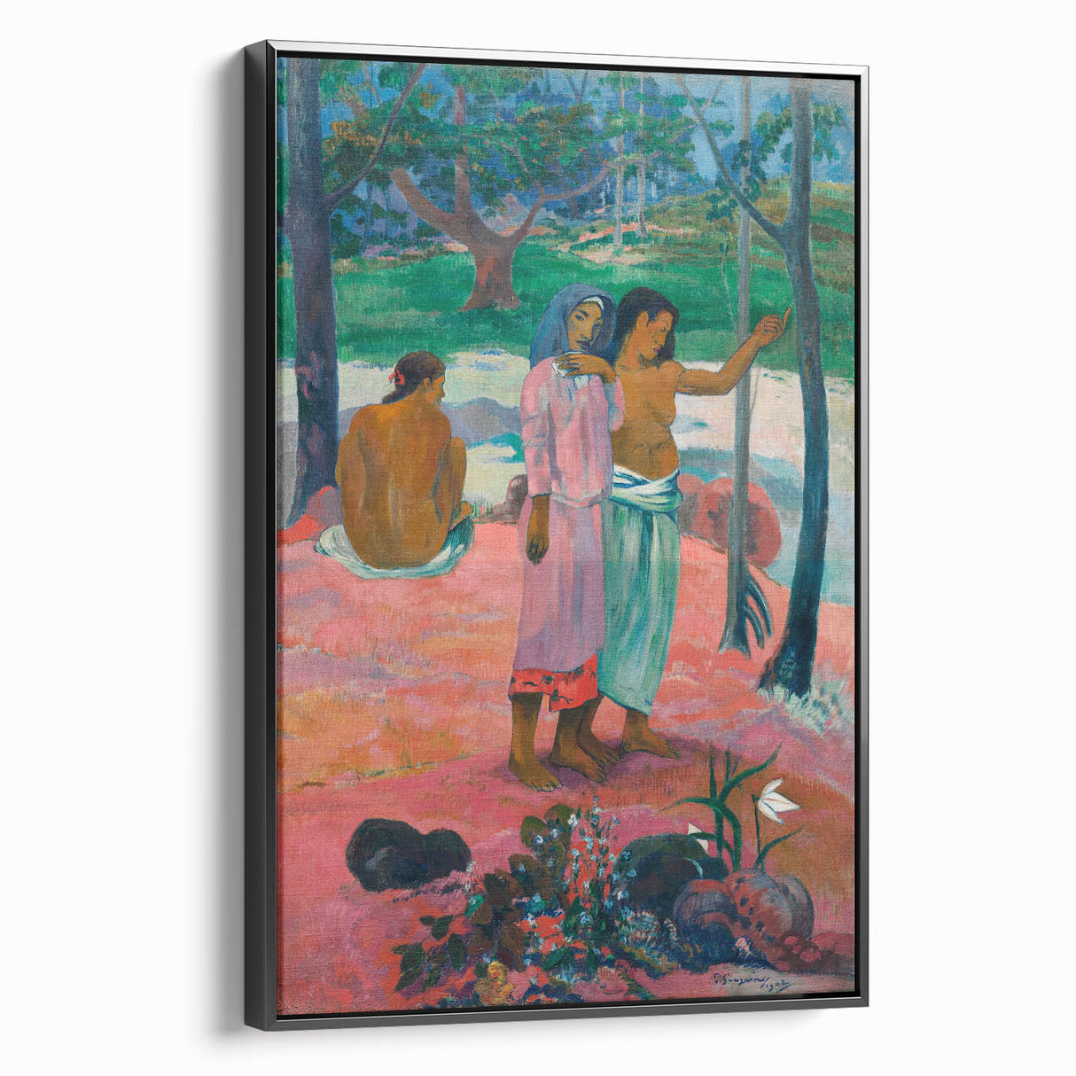 Impressionist Art Print - Gauguin's "The Call" Tropical Scene